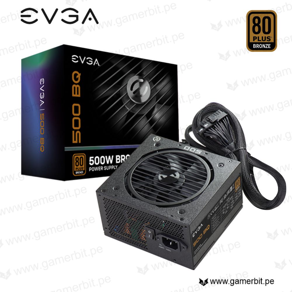 EVGA 500 BQ 500W 80 Plus Bronze Semi Modular